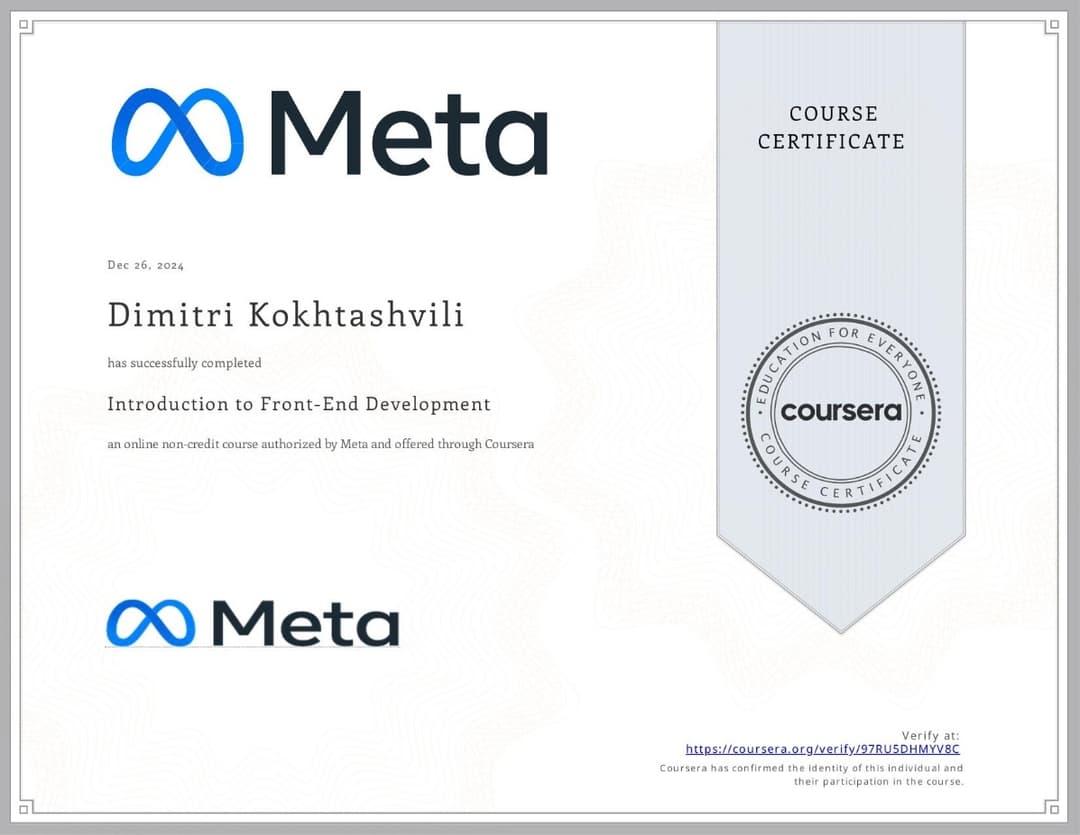 frontEnd certificate icon